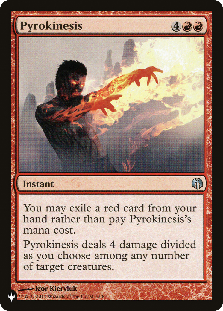 Pyrokinesis [The List] | Galactic Gamez