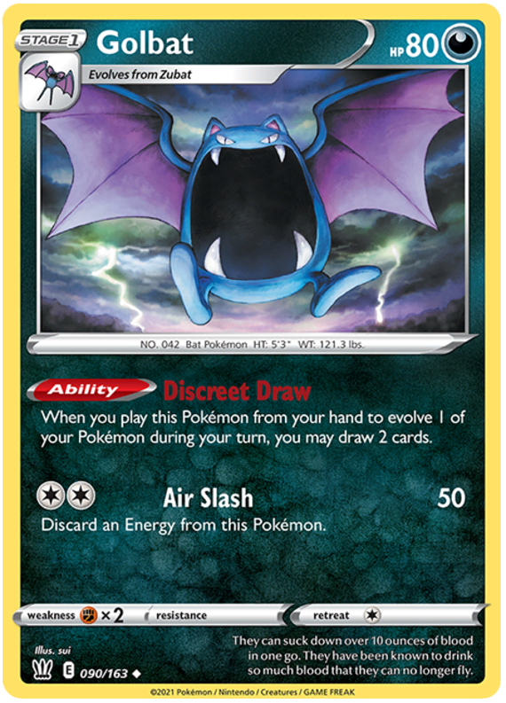 Golbat (090/163) [Sword & Shield: Battle Styles] | Galactic Gamez