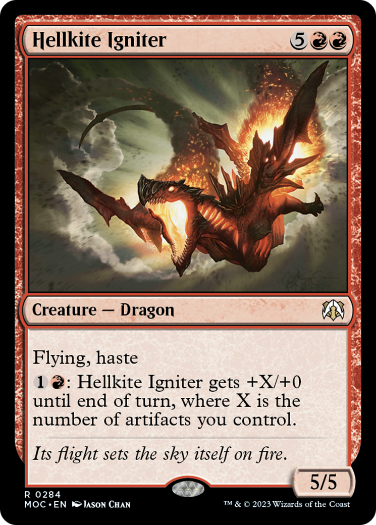 Hellkite Igniter [March of the Machine Commander] | Galactic Gamez