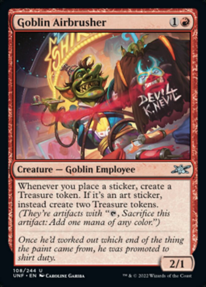Goblin Airbrusher [Unfinity] | Galactic Gamez