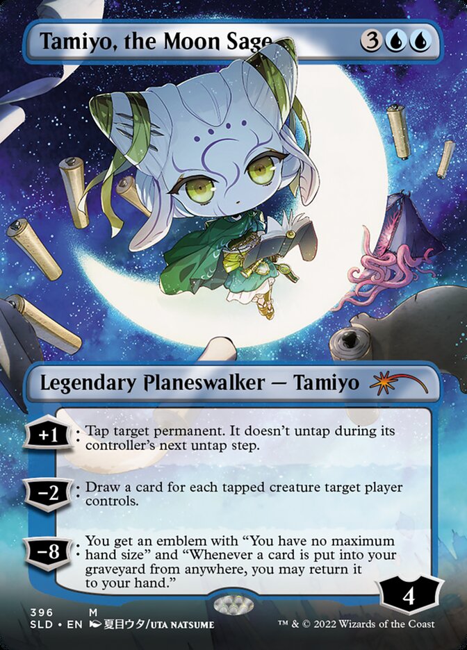 Tamiyo, the Moon Sage (Borderless) [Secret Lair Drop Series] | Galactic Gamez