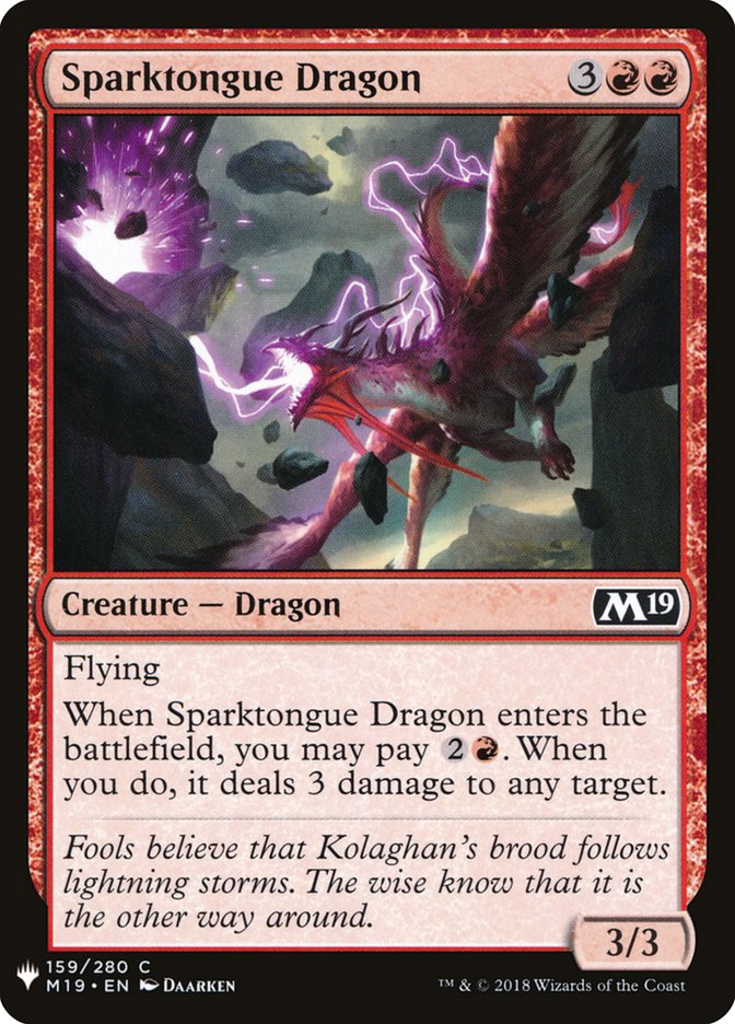 Sparktongue Dragon [Mystery Booster] | Galactic Gamez