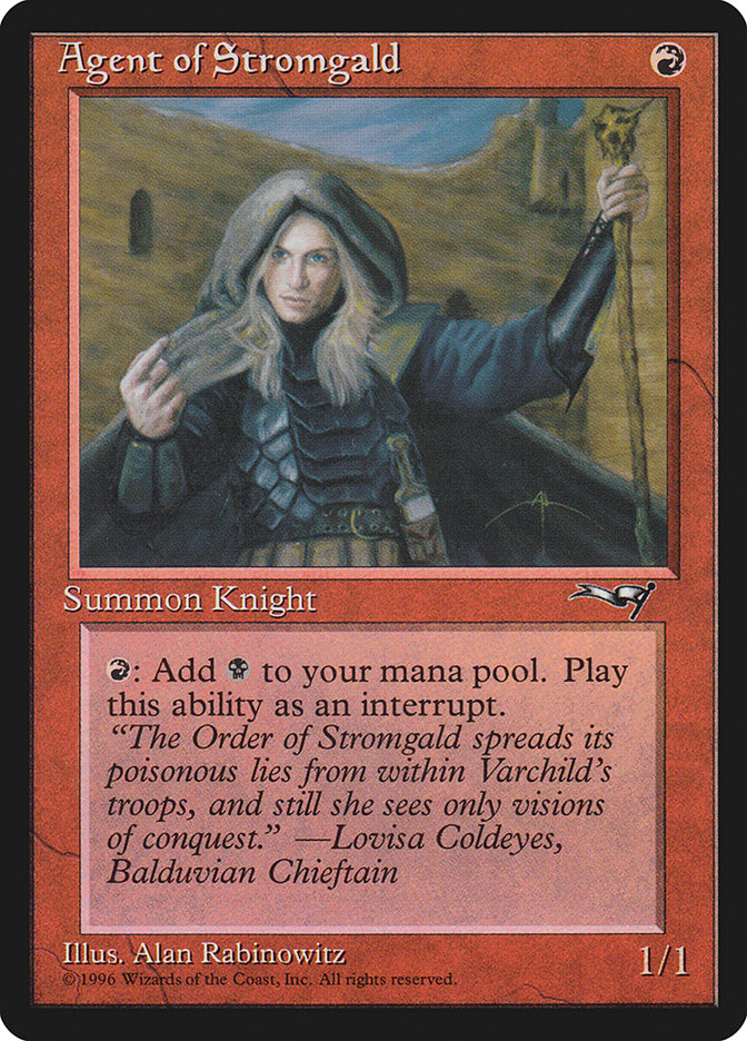 Agent of Stromgald (Holding Staff) [Alliances] | Galactic Gamez