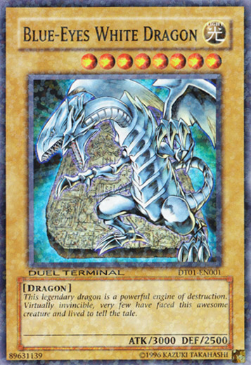Blue-Eyes White Dragon [DT01-EN001] Super Rare | Galactic Gamez