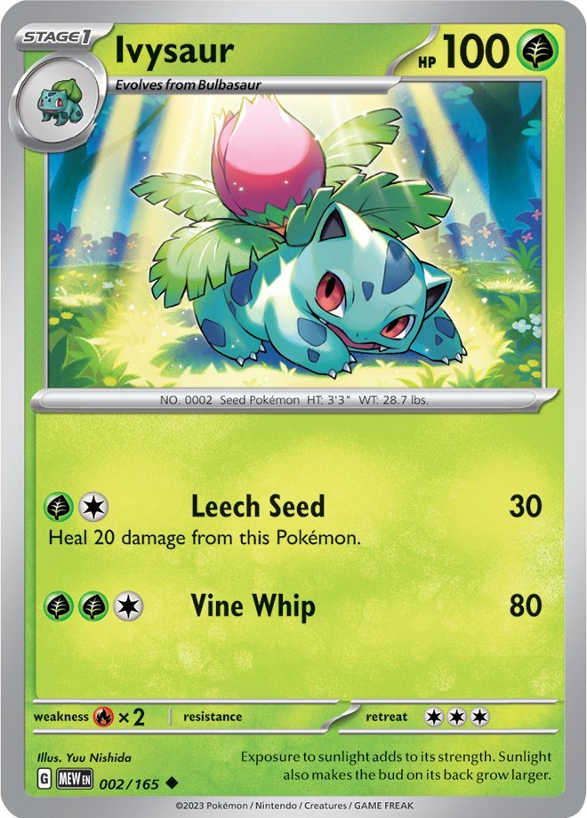 Ivysaur (002/165) [Scarlet & Violet 151] | Galactic Gamez