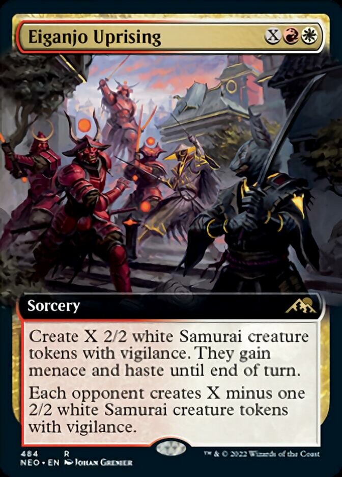 Eiganjo Uprising (Extended Art) [Kamigawa: Neon Dynasty] | Galactic Gamez