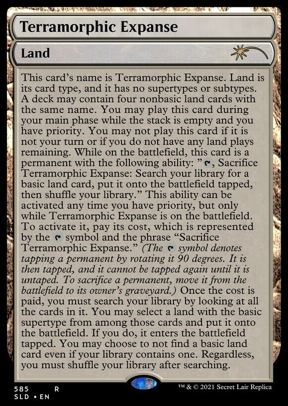 Terramorphic Expanse (Full Text) [Secret Lair Drop Promos] | Galactic Gamez