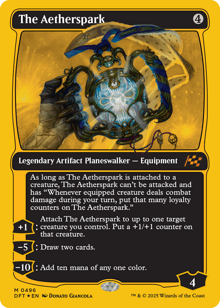 The Aetherspark (First-Place Foil) [Aetherdrift] | Galactic Gamez