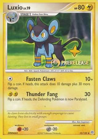 Luxio (52/130) (Prerelease Promo) [Nintendo: Black Star Promos] | Galactic Gamez