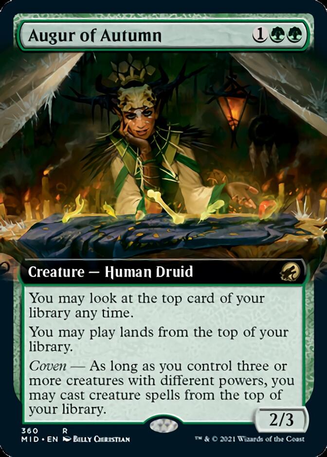 Augur of Autumn (Extended Art) [Innistrad: Midnight Hunt] | Galactic Gamez