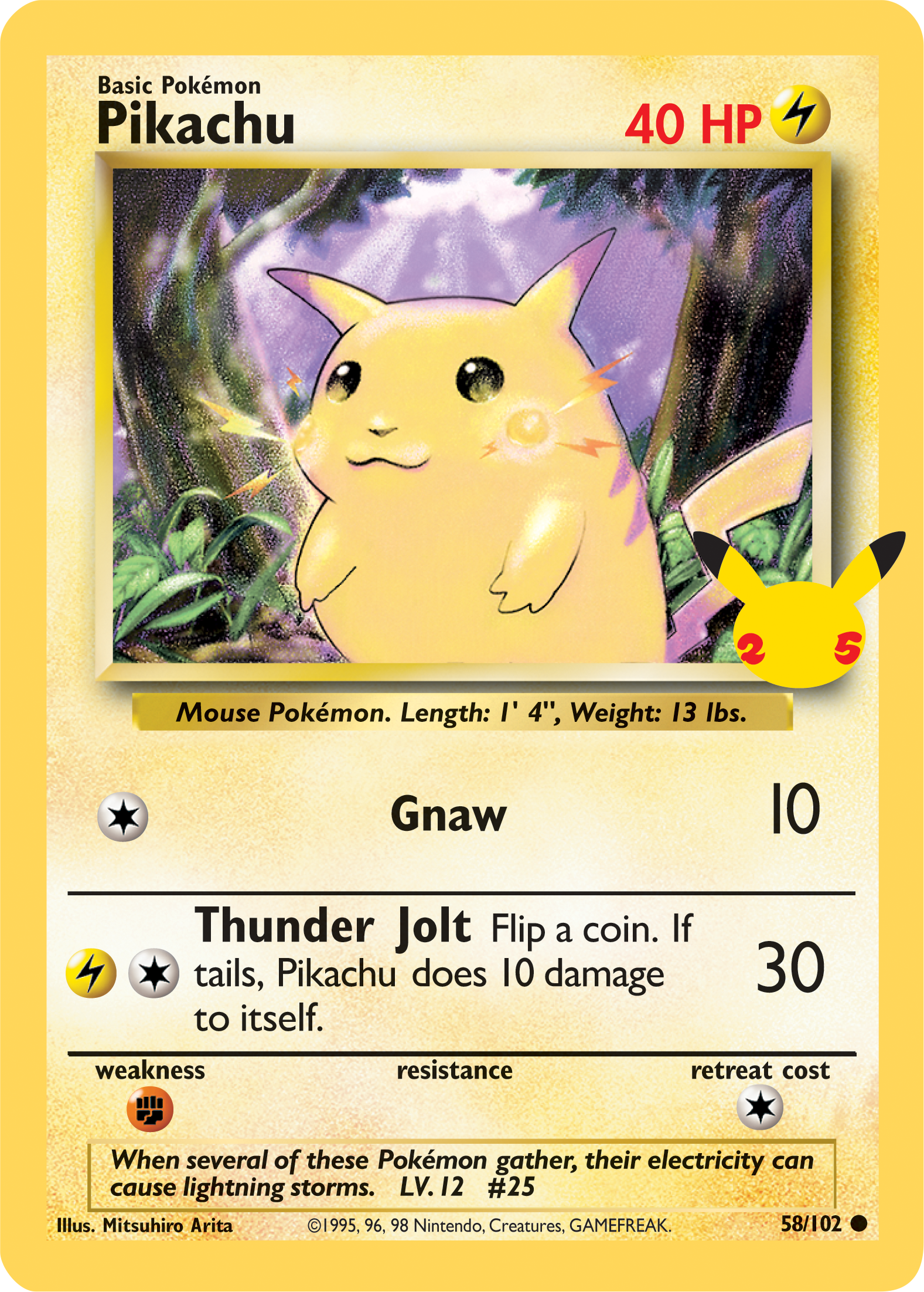 Pikachu (58/102) (Jumbo Card) [First Partner Pack] | Galactic Gamez