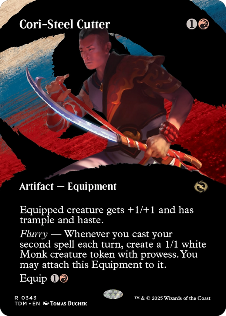 Cori-Steel Cutter (Borderless) [Tarkir: Dragonstorm] | Galactic Gamez