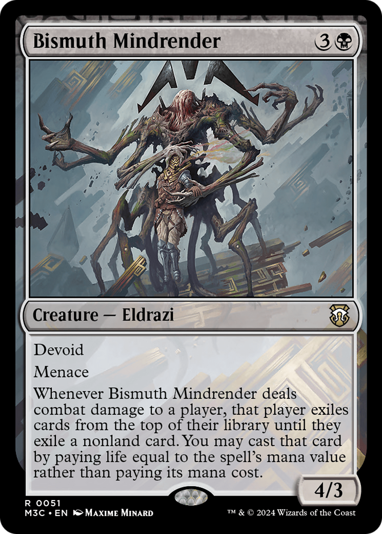 Bismuth Mindrender (Ripple Foil) [Modern Horizons 3 Commander] | Galactic Gamez