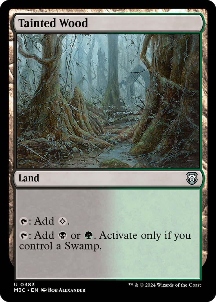Tainted Wood (Ripple Foil) [Modern Horizons 3 Commander] | Galactic Gamez