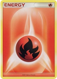 Fire Energy (2007 Unnumbered D P Style) [League & Championship Cards] | Galactic Gamez