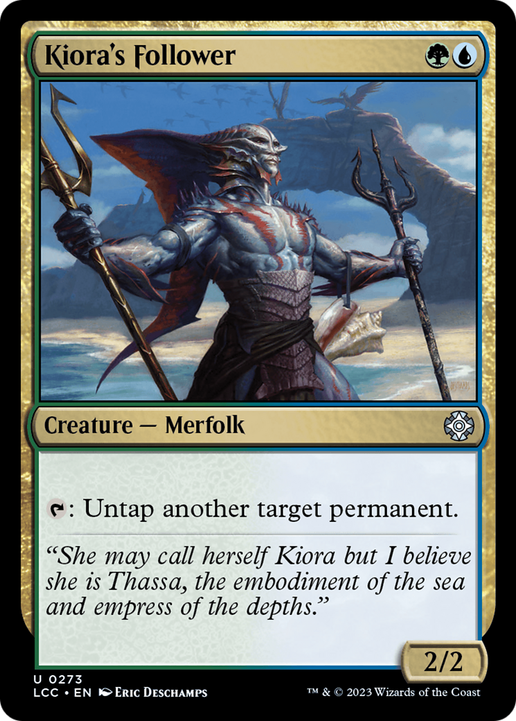 Kiora's Follower [The Lost Caverns of Ixalan Commander] | Galactic Gamez