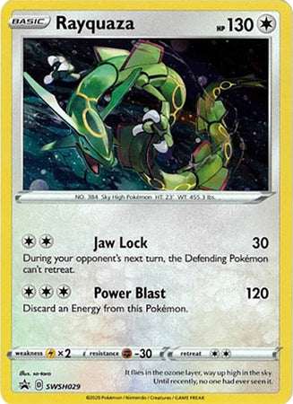 Rayquaza (SWSH029) [Sword & Shield: Black Star Promos] | Galactic Gamez