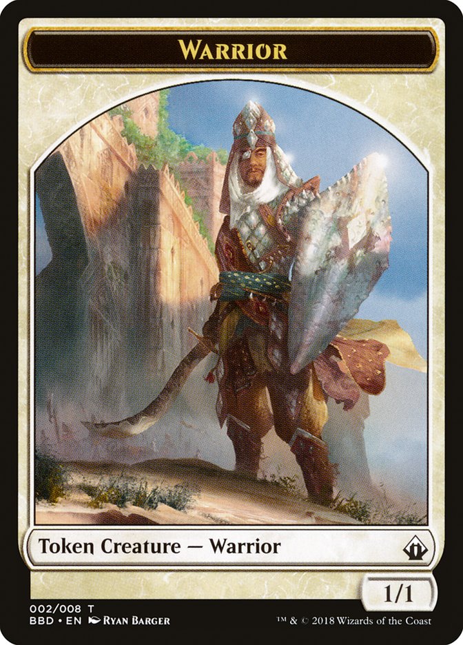 Warrior Token [Battlebond Tokens] | Galactic Gamez