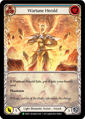 Wartune Herald (Blue Extended Art) [FAB037] (Promo)  Rainbow Foil | Galactic Gamez