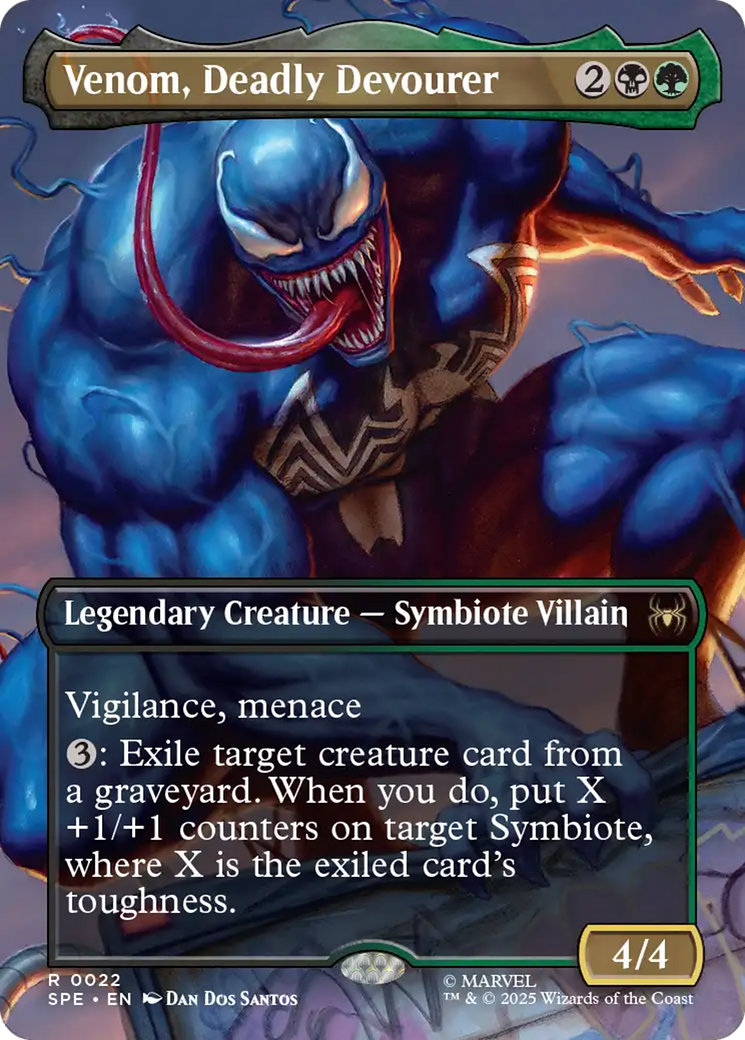 Venom, Deadly Devourer (Borderless) [Marvel's Spider-Man: Eternal-Legal] | Galactic Gamez