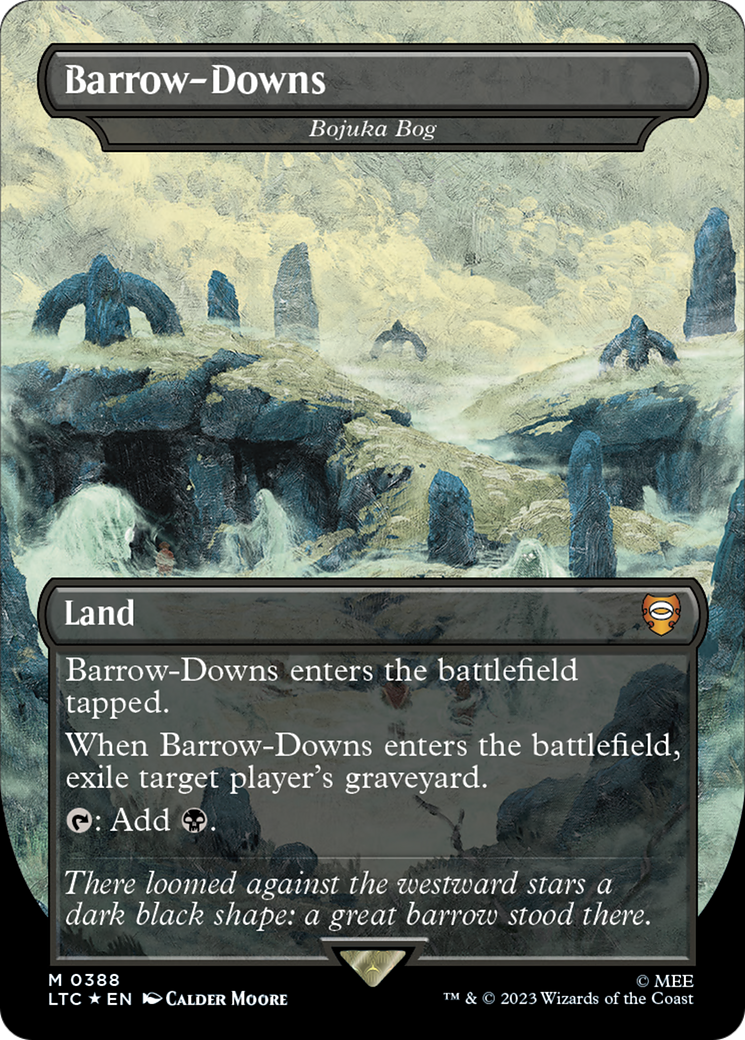 Barrow-Downs - Bojuka Bog (Surge Foil Realms and Relics) [The Lord of the Rings: Tales of Middle-Earth Commander] | Galactic Gamez