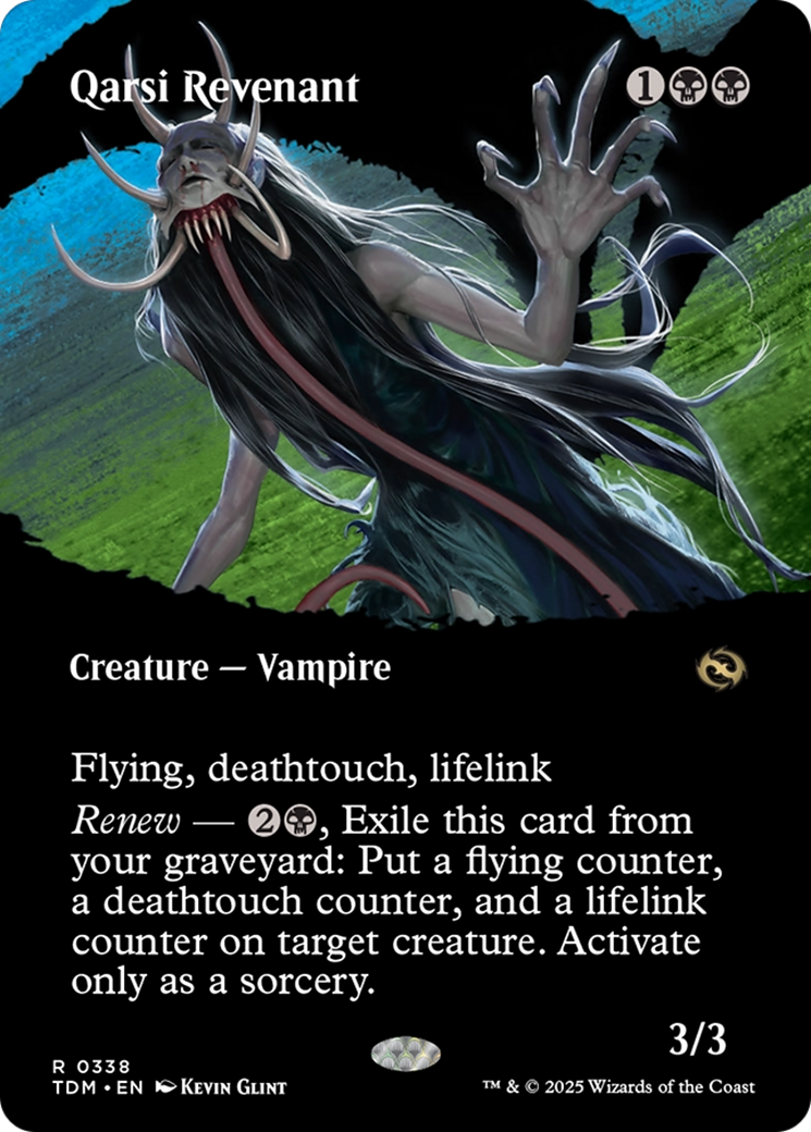 Qarsi Revenant (Borderless) [Tarkir: Dragonstorm] | Galactic Gamez