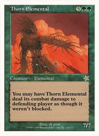 Thorn Elemental (Oversized) [Oversize Cards] | Galactic Gamez