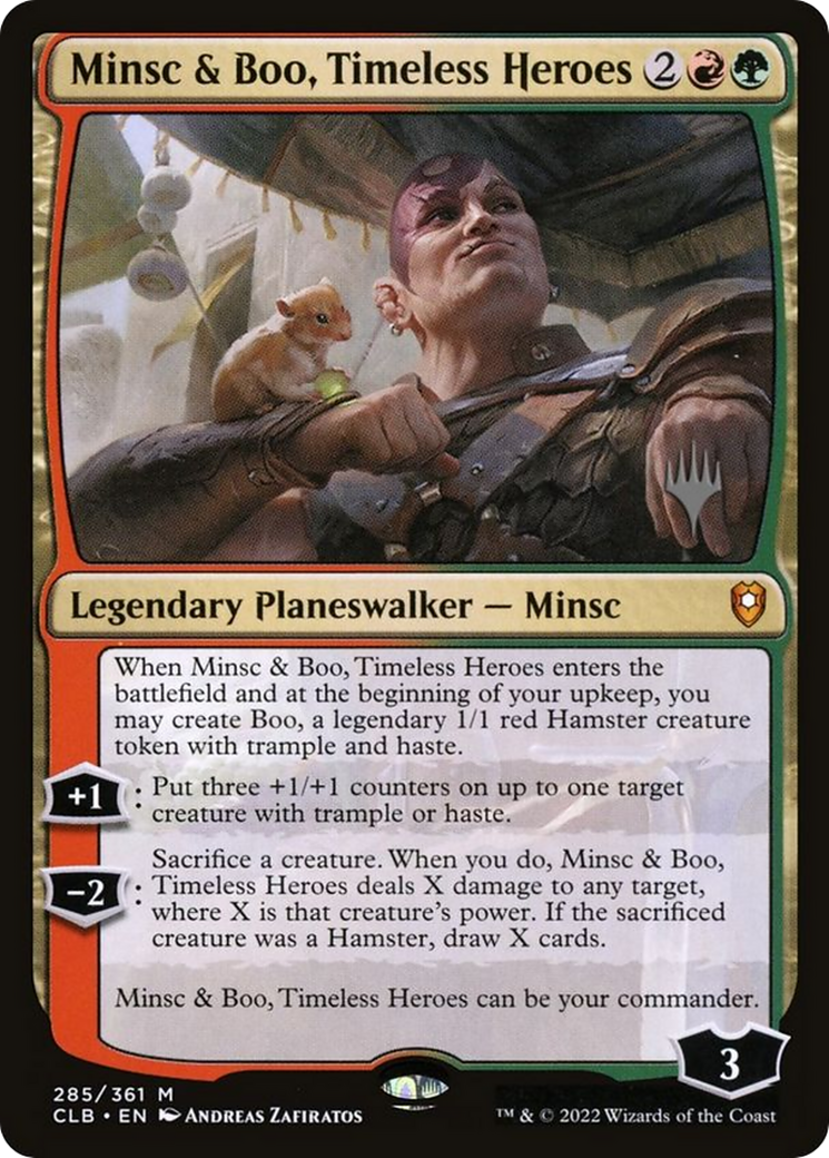 Minsc & Boo, Timeless Heroes (Promo Pack) [The Lost Caverns of Ixalan Promos] | Galactic Gamez