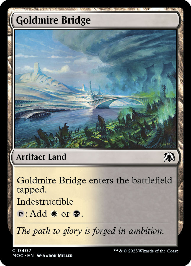 Goldmire Bridge [March of the Machine Commander] | Galactic Gamez