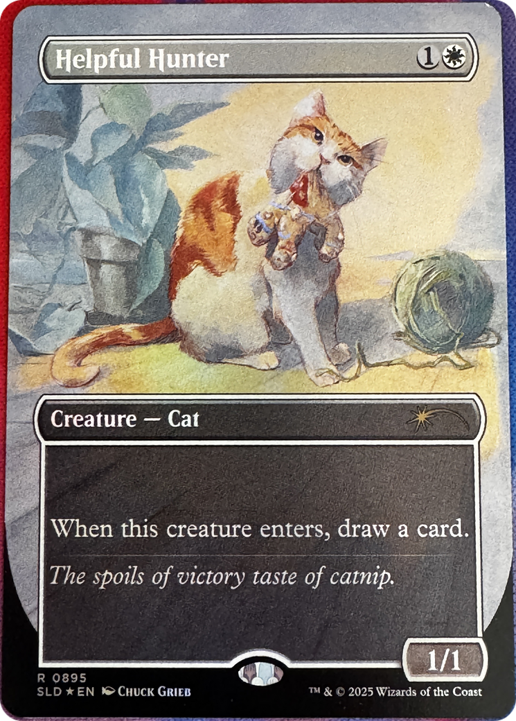 Helpful Hunter (0895) (Rainbow Foil) [Secret Lair Drop Series] | Galactic Gamez