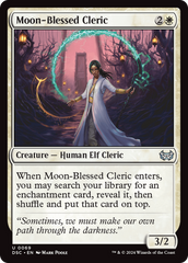 Moon-Blessed Cleric [Duskmourn: House of Horror Commander] | Galactic Gamez