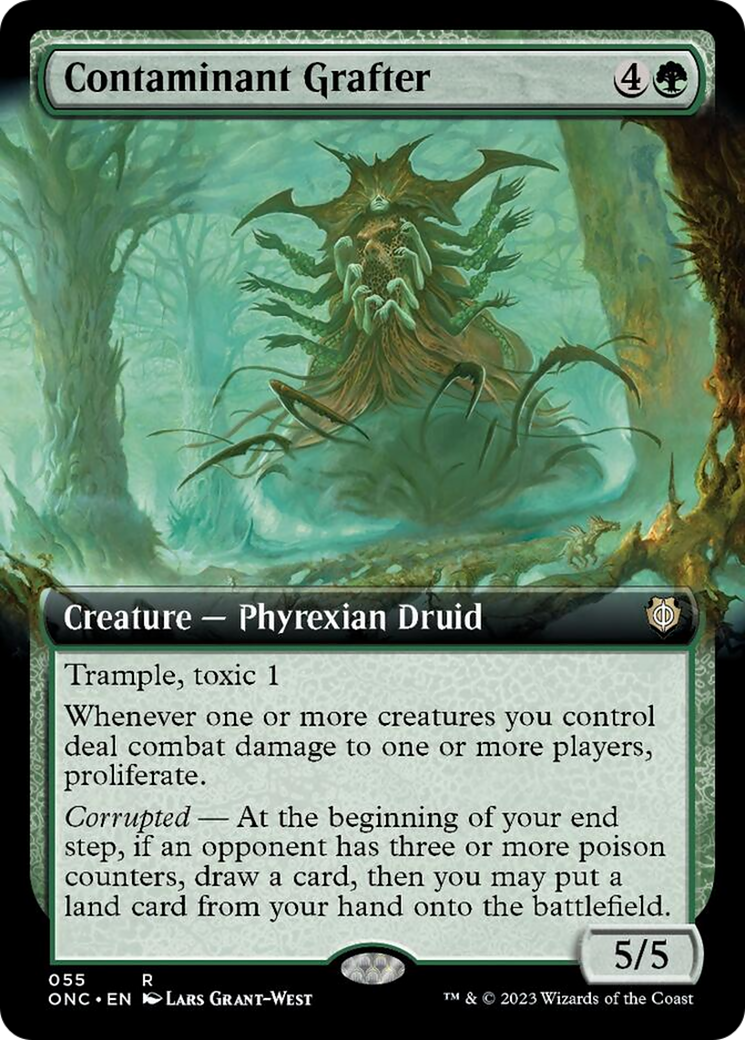 Contaminant Grafter (Extended Art) [Phyrexia: All Will Be One Commander] | Galactic Gamez