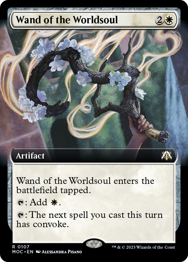 Wand of the Worldsoul (Extended Art) [March of the Machine Commander] | Galactic Gamez