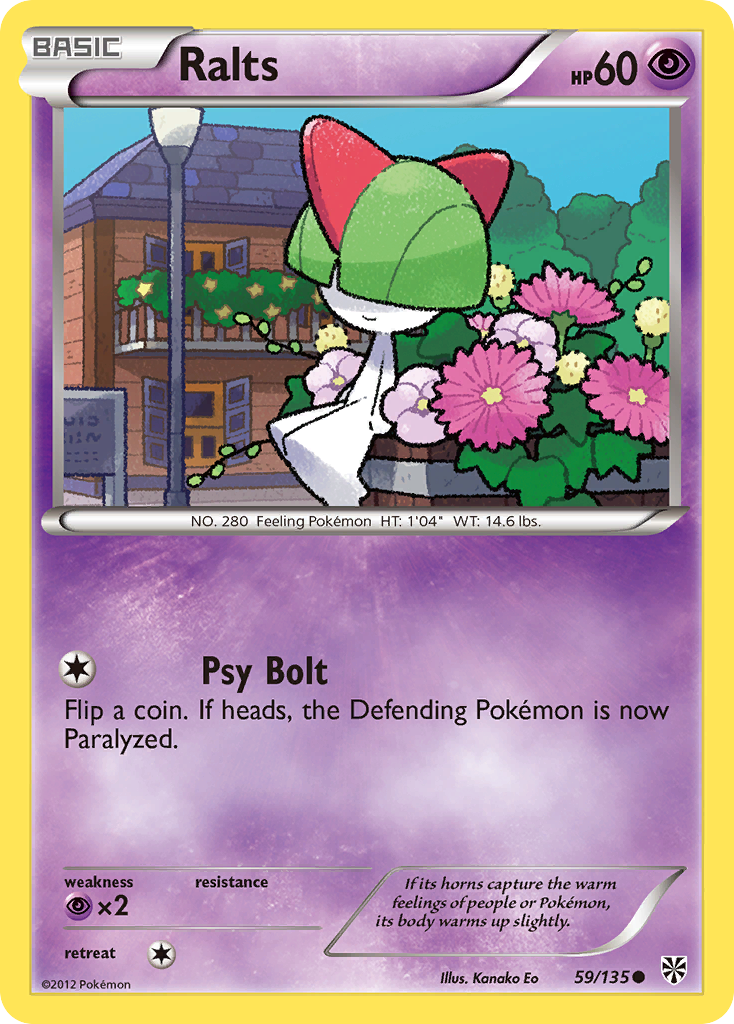 Ralts (59/135) [Black & White: Plasma Storm] | Galactic Gamez