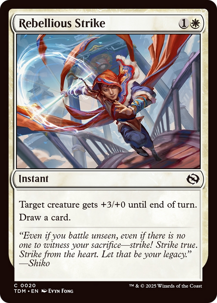 Rebellious Strike [Tarkir: Dragonstorm] | Galactic Gamez