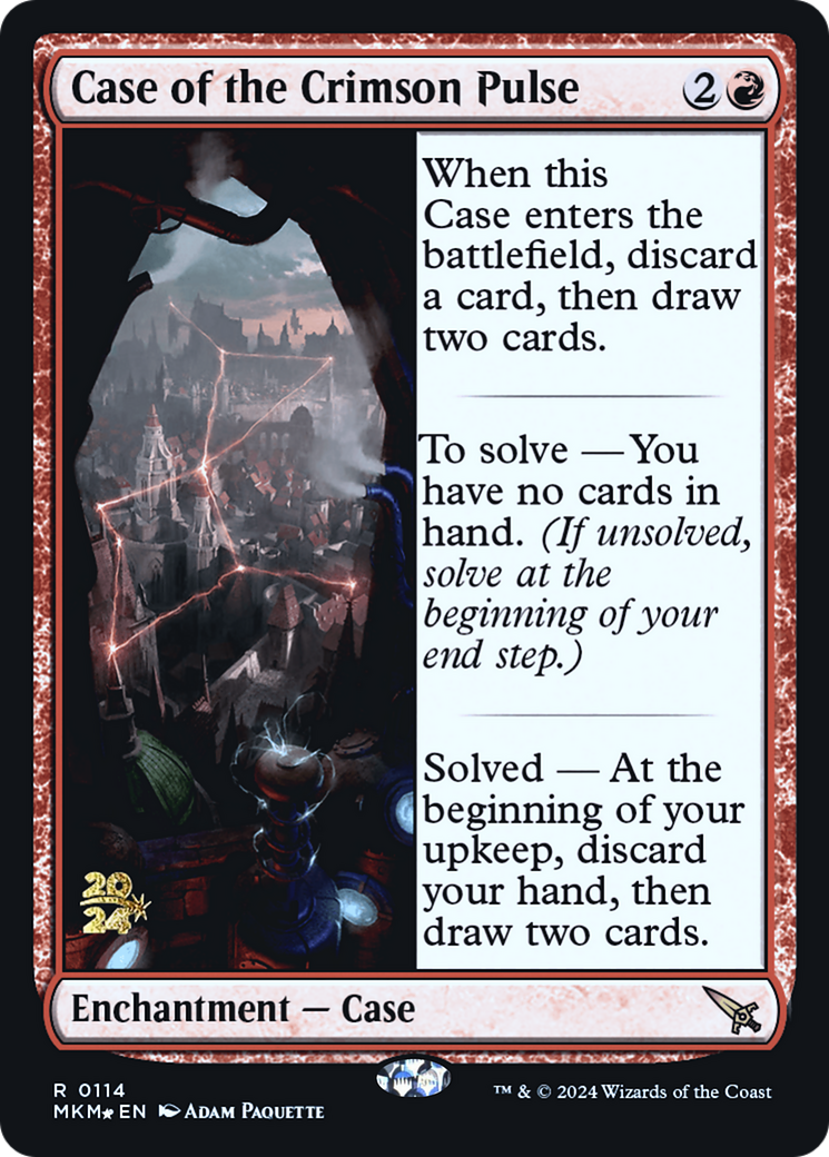 Case of the Crimson Pulse [Murders at Karlov Manor Prerelease Promos] | Galactic Gamez