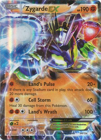 Zygarde EX (54/124) (Jumbo Card) [XY: Fates Collide] | Galactic Gamez