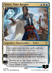 Teferi, Time Raveler (White Border) [Mystery Booster 2] | Galactic Gamez