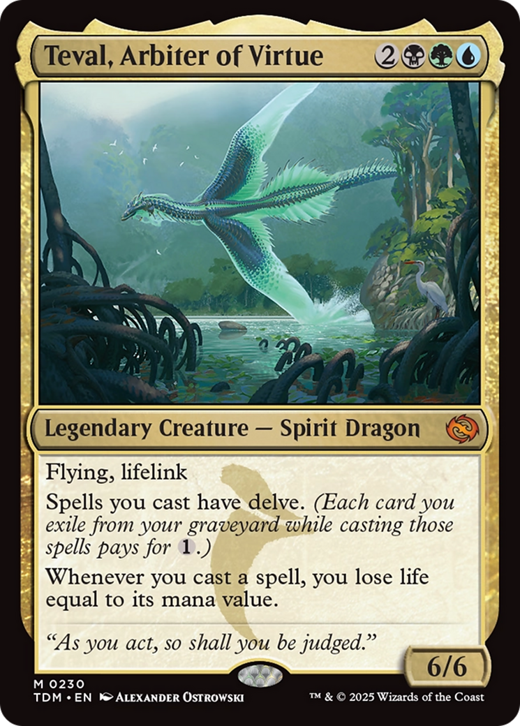 Teval, Arbiter of Virtue [Tarkir: Dragonstorm] | Galactic Gamez
