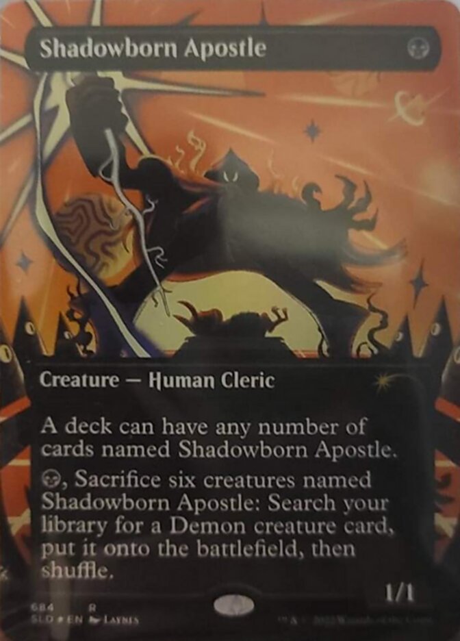 Shadowborn Apostle (Borderless) (684) [Secret Lair Drop Promos] | Galactic Gamez