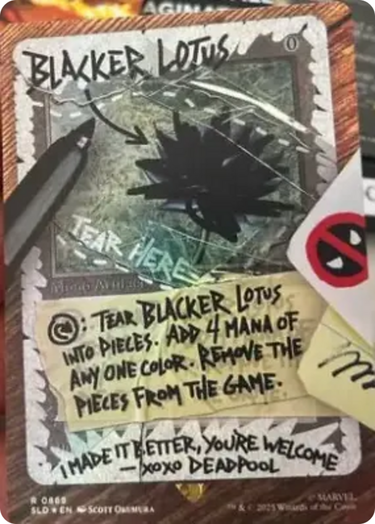 Blacker Lotus (Rainbow Foil) [Secret Lair Drop Series] | Galactic Gamez