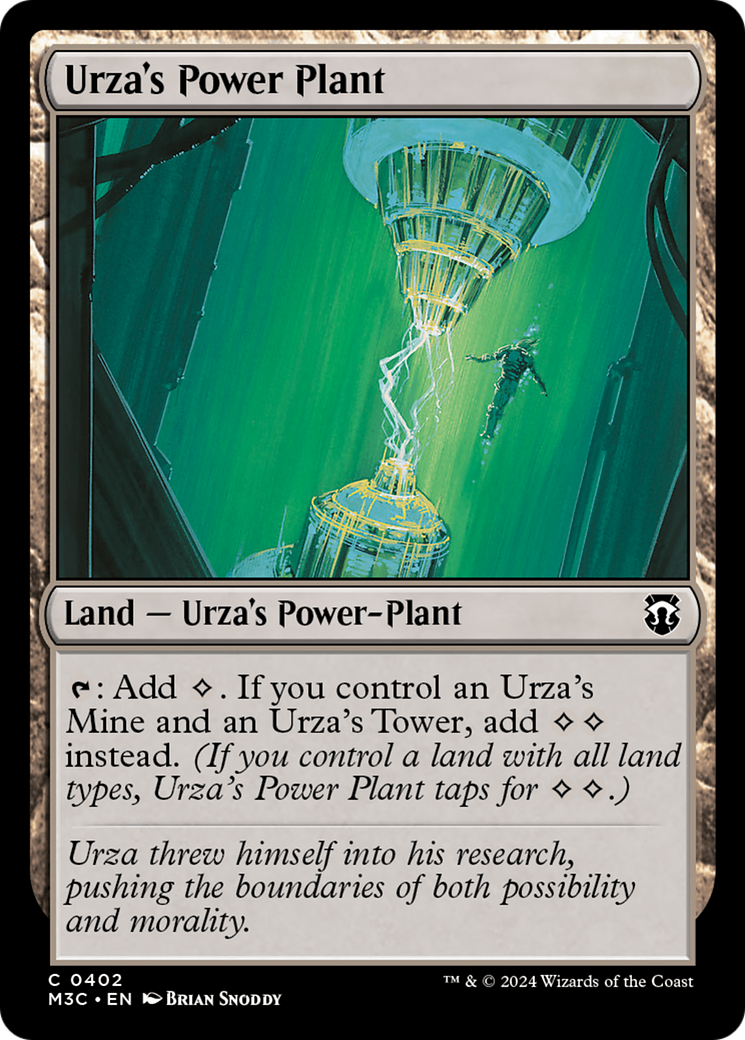 Urza's Power Plant (Ripple Foil) [Modern Horizons 3 Commander] | Galactic Gamez