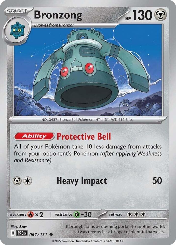 Bronzong (067/131) [Scarlet & Violet: Prismatic Evolutions] | Galactic Gamez