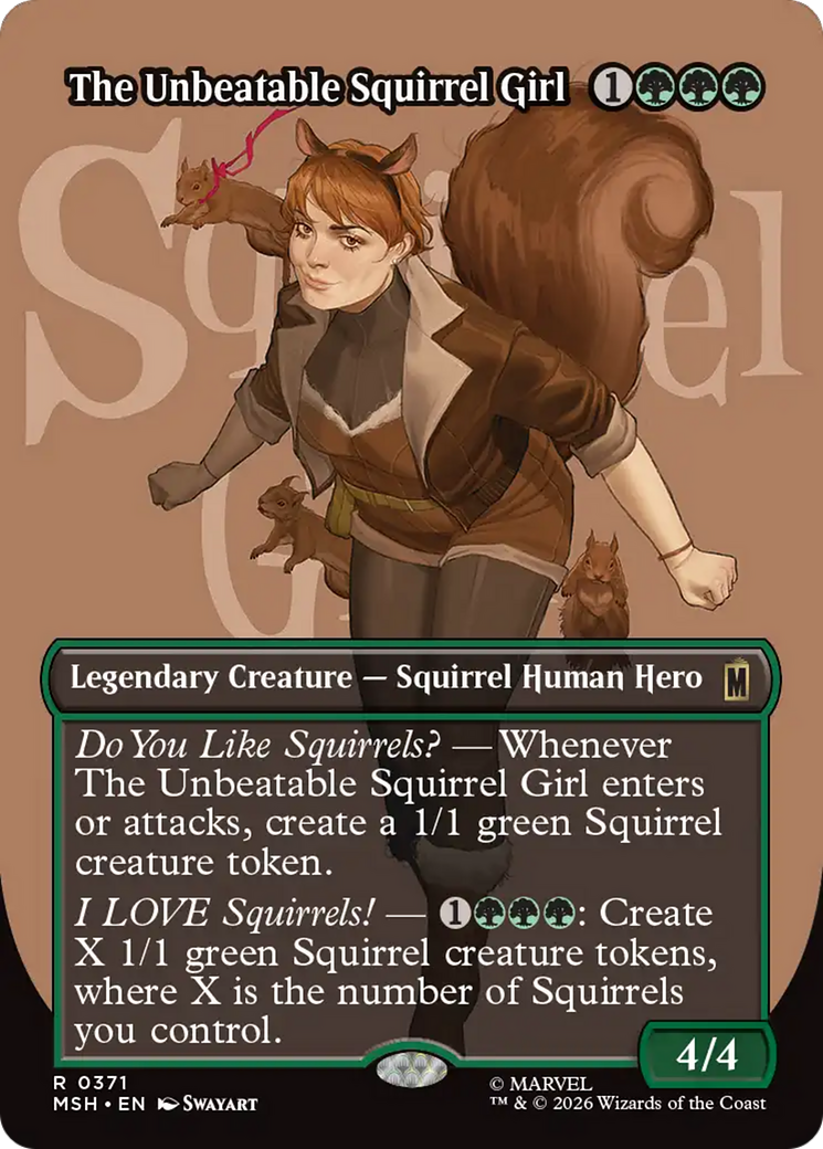 The Unbeatable Squirrel Girl (Borderless) [Marvel Super Heroes] | Galactic Gamez