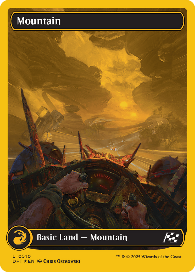 Mountain (0510) (First-Place Foil) [Aetherdrift] | Galactic Gamez