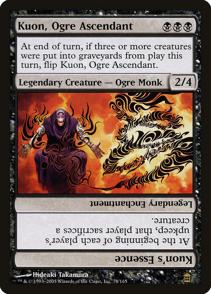 Kuon, Ogre Ascendant // Kuon's Essence [Saviors of Kamigawa] | Galactic Gamez