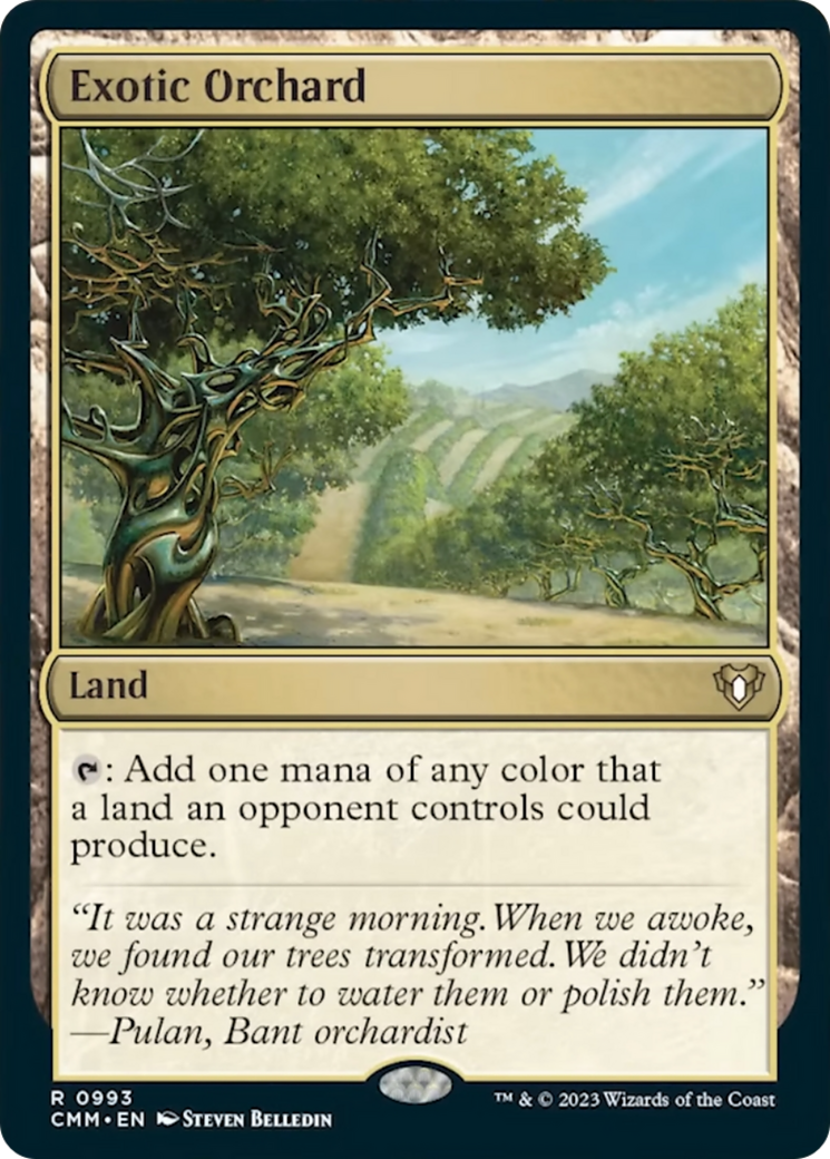 Exotic Orchard [Commander Masters] | Galactic Gamez