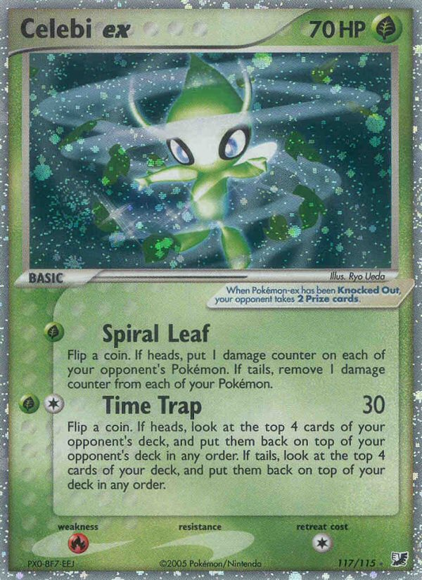 Celebi ex (117/115) [EX: Unseen Forces] | Galactic Gamez