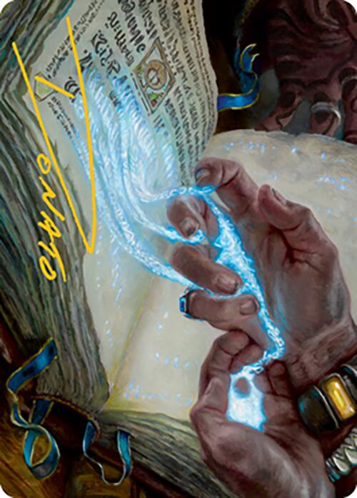 Mystic Redaction Art Card (Gold-Stamped Signature) [Modern Horizons 2 Art Series] | Galactic Gamez