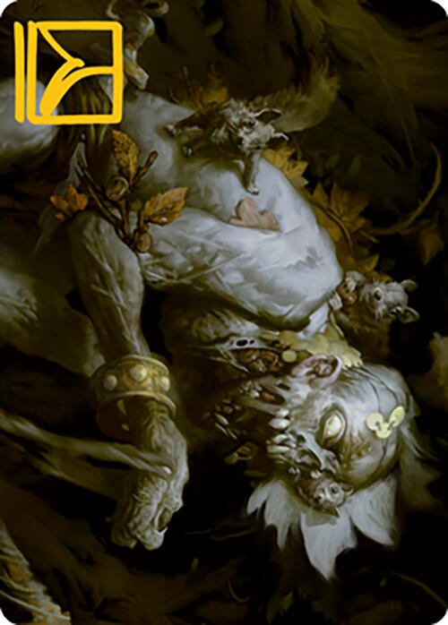 Nested Shambler Art Card (Gold-Stamped Signature) [Modern Horizons 2 Art Series] | Galactic Gamez